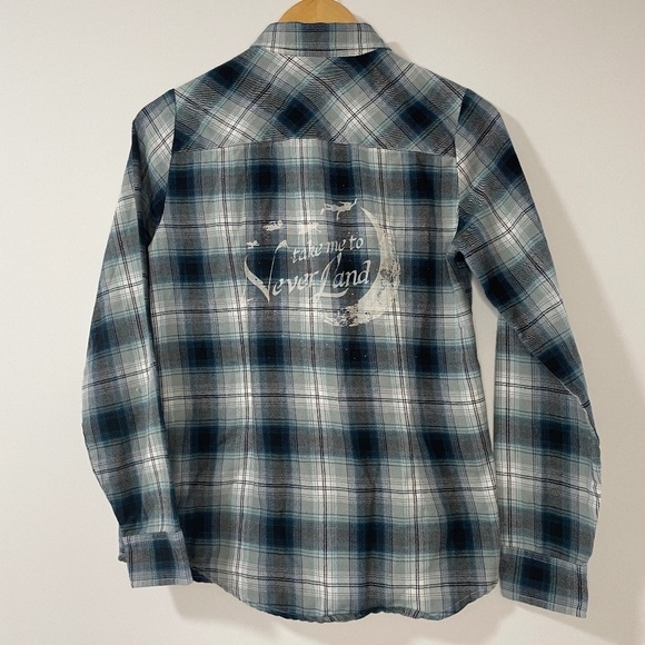 Disney Peter Pan Neverland Flannel Shirt - Picture 4 of 9